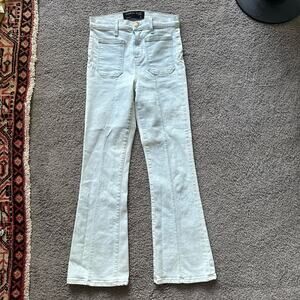 Veronica Beard Carson Ankle Flare High Rise Jeans